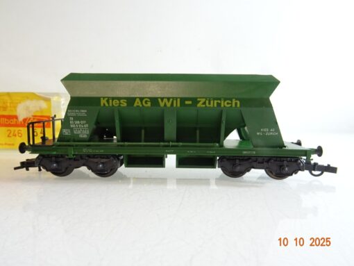 Liliput H0 246 Schotterwagen Kies AG Wil der SBB in OVP BH507 – Bild 3