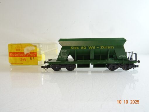 Liliput H0 246 Schotterwagen Kies AG Wil der SBB in OVP BH507