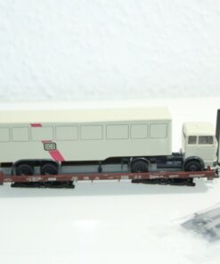 Liliput H0 L220011 Niederflurwagen mit LKW der DB in OVP GS3432