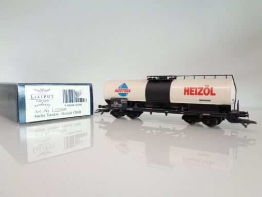 Liliput H0 L222505 4achs. Güterwagen Tankwagen Heizöl der ÖBB in OVP NF222