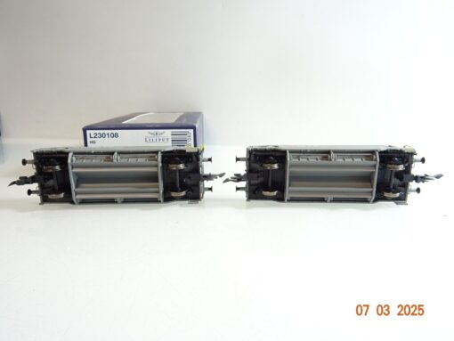 Liliput H0 L230108 Schotterwagen-Set 2 tlg. der SBB in OVP PR6439 – Bild 4