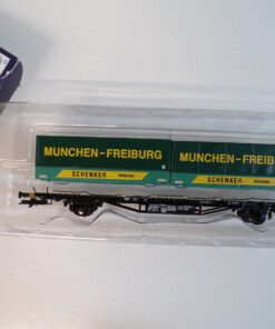 Liliput H0 L235220 Containertragwagen mit Wechselbrücken der DB in OVP BH2060