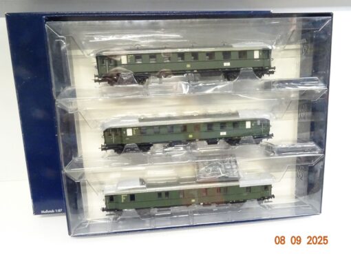 Liliput H0 L350061 Eilzugwagen-Set 3tlg. der DB Top in OVP JL2860
