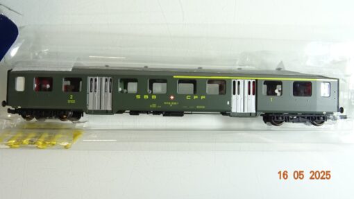 Liliput H0 L387404 Leichtstahlwagen 1./2.Kl. der SBB in OVP PR7726 – Bild 3