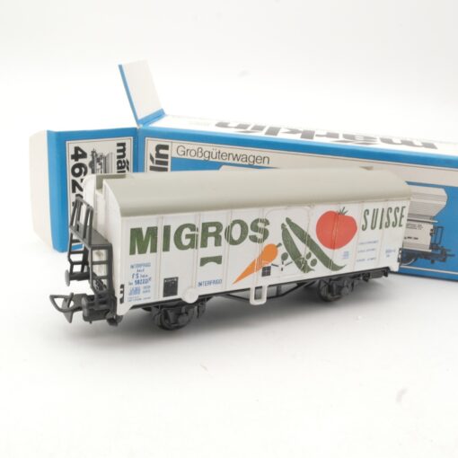 Liliput H0 gedeckter Güterwagen Migros in EVP RR999 – Bild 3