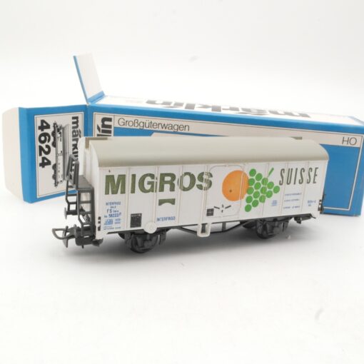Liliput H0 gedeckter Güterwagen Migros in EVP RR999