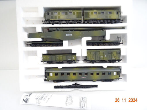 Lima H0 149705 Militärzug Set 5tlg. Leopold Kanonenzug mit Diesellok OVP LE7516