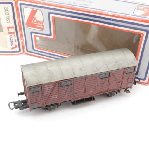 Lima H0 303061 gedeckter Güterwagen gesupert siehe Foto in OVP QR3703 – Bild 4