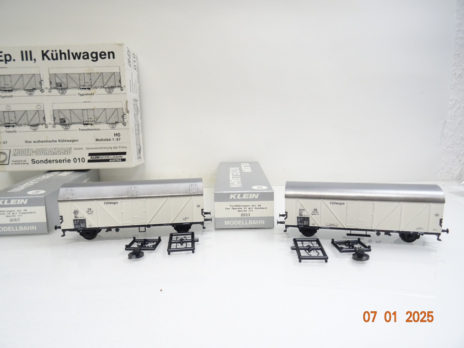 M+D H0 010 Sonderserie Kühlwagen 4 tlg der DB in OVP PR5100 – Bild 4