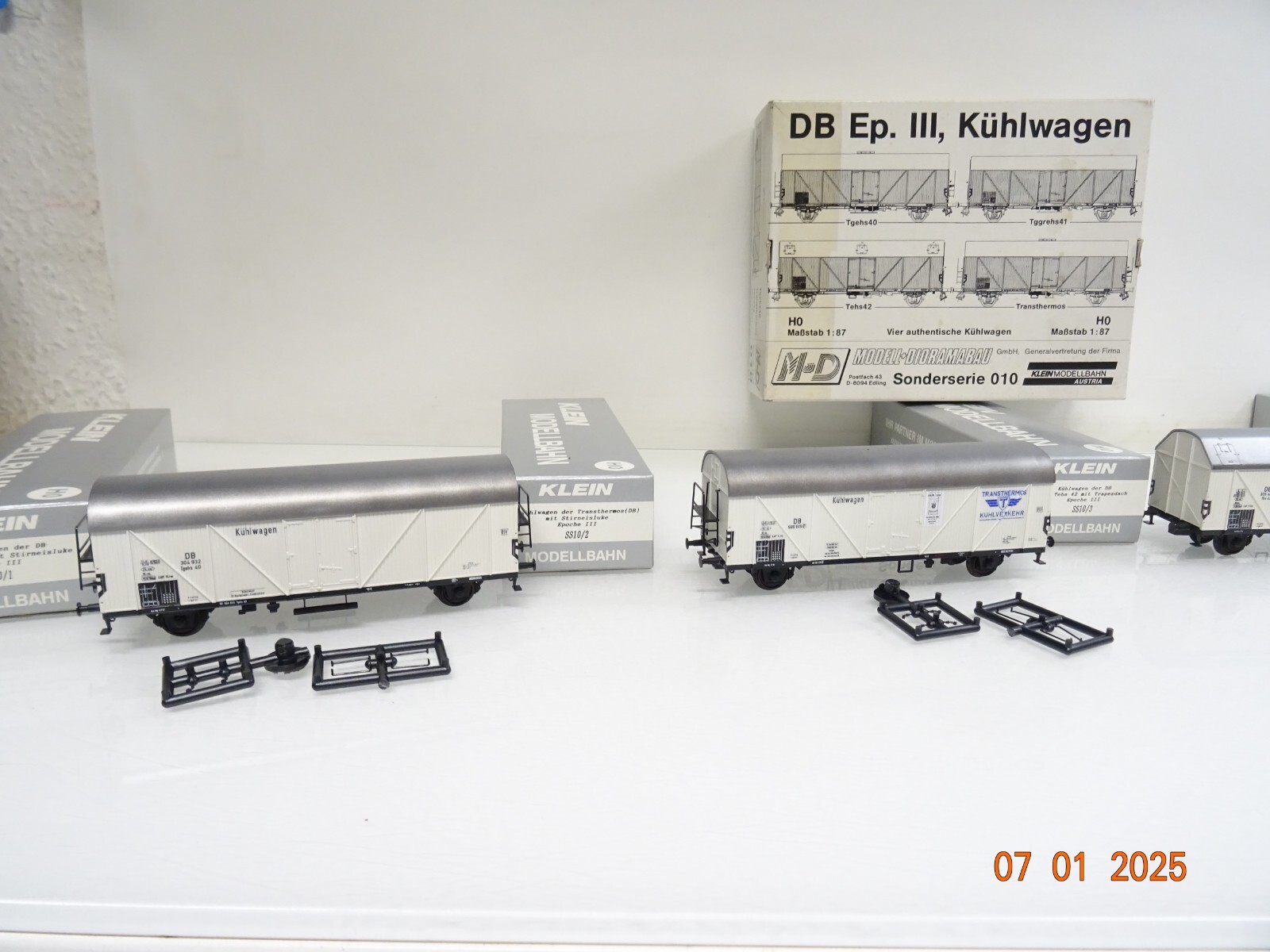 M+D H0 010 Sonderserie Kühlwagen 4 tlg der DB in OVP PR5100 – Bild 5
