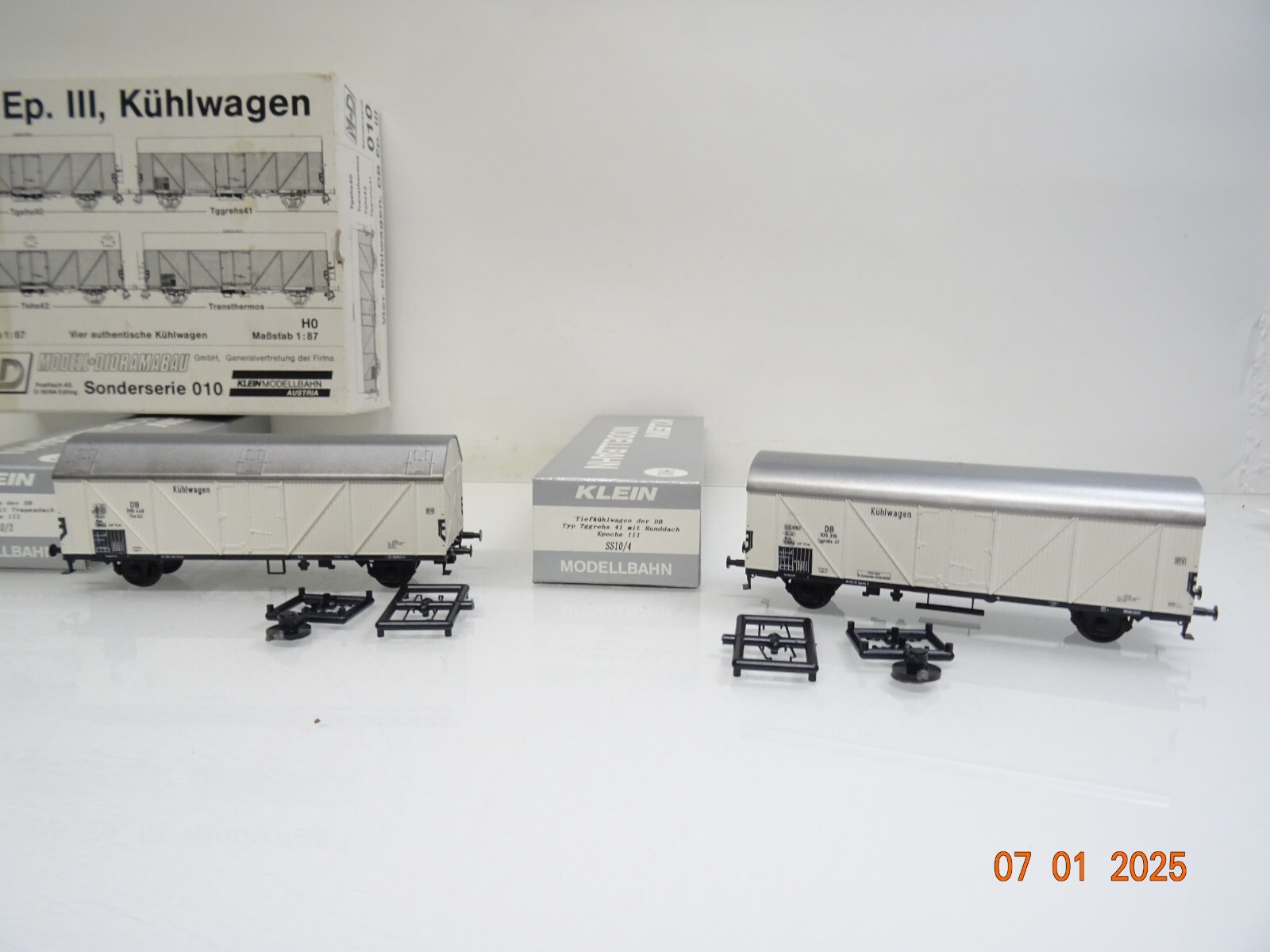 M+D H0 010 Sonderserie Kühlwagen 4 tlg der DB in OVP PR5100 – Bild 7