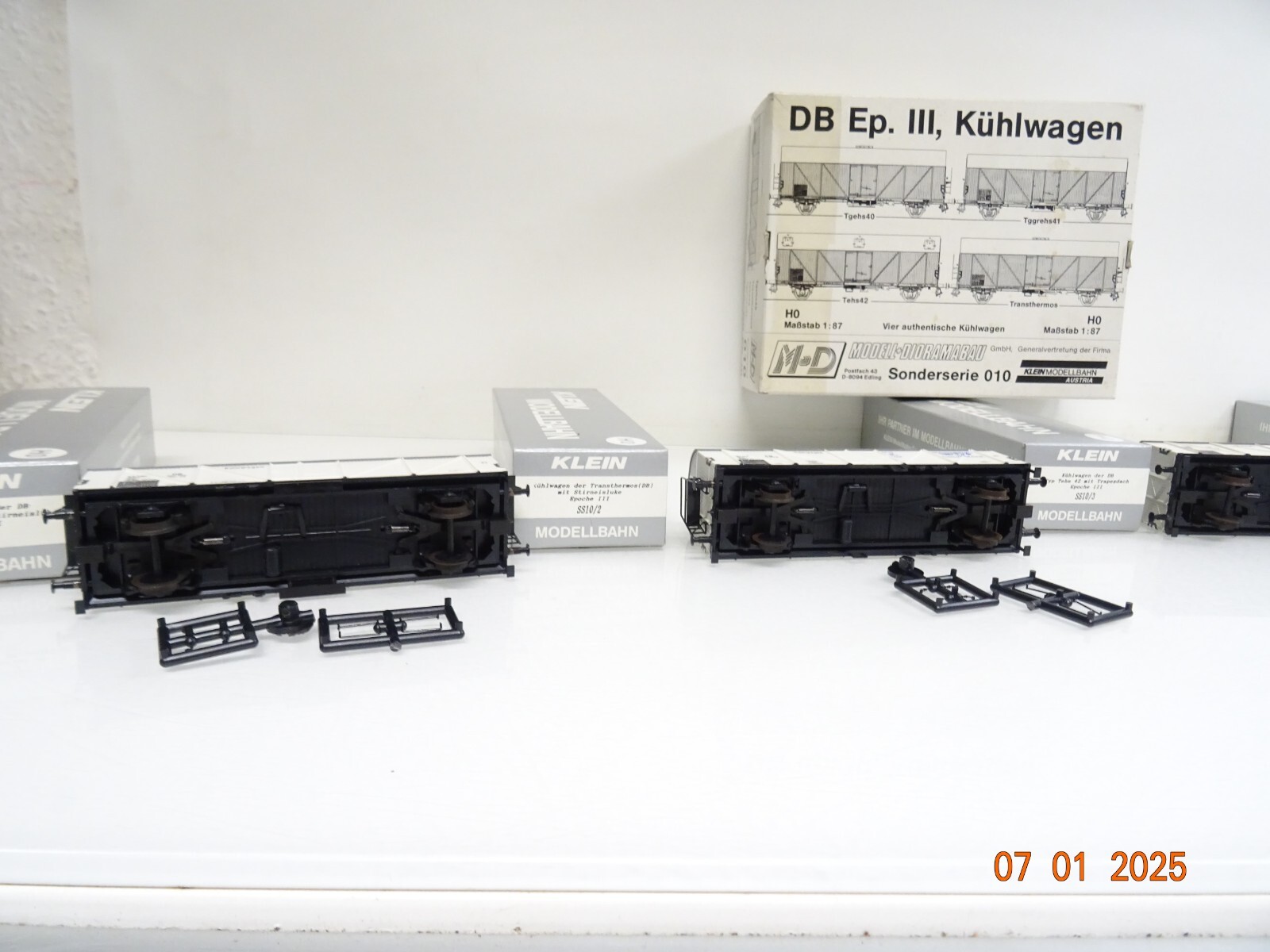 M+D H0 010 Sonderserie Kühlwagen 4 tlg der DB in OVP PR5100 – Bild 8