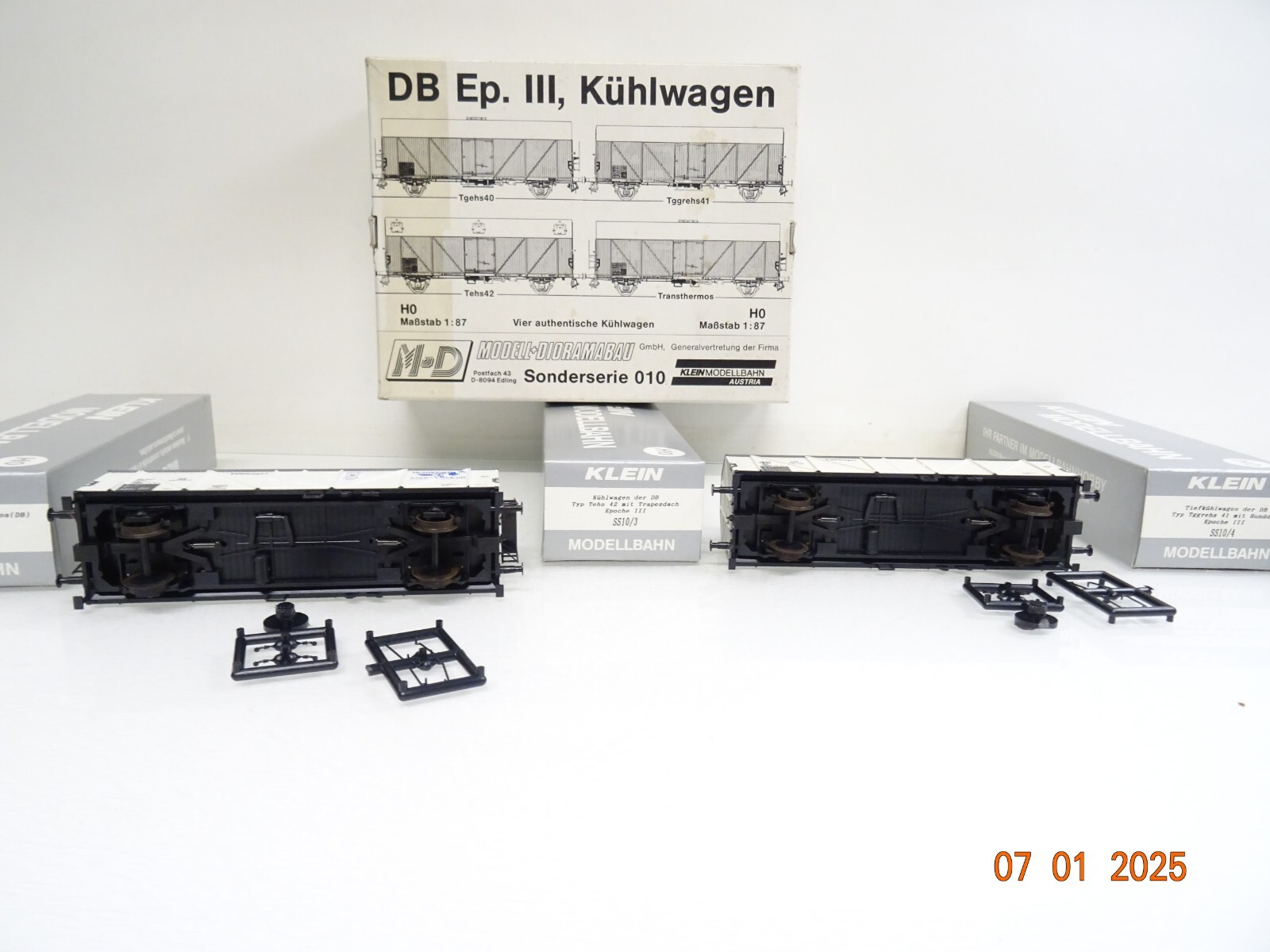 M+D H0 010 Sonderserie Kühlwagen 4 tlg der DB in OVP PR5100 – Bild 9