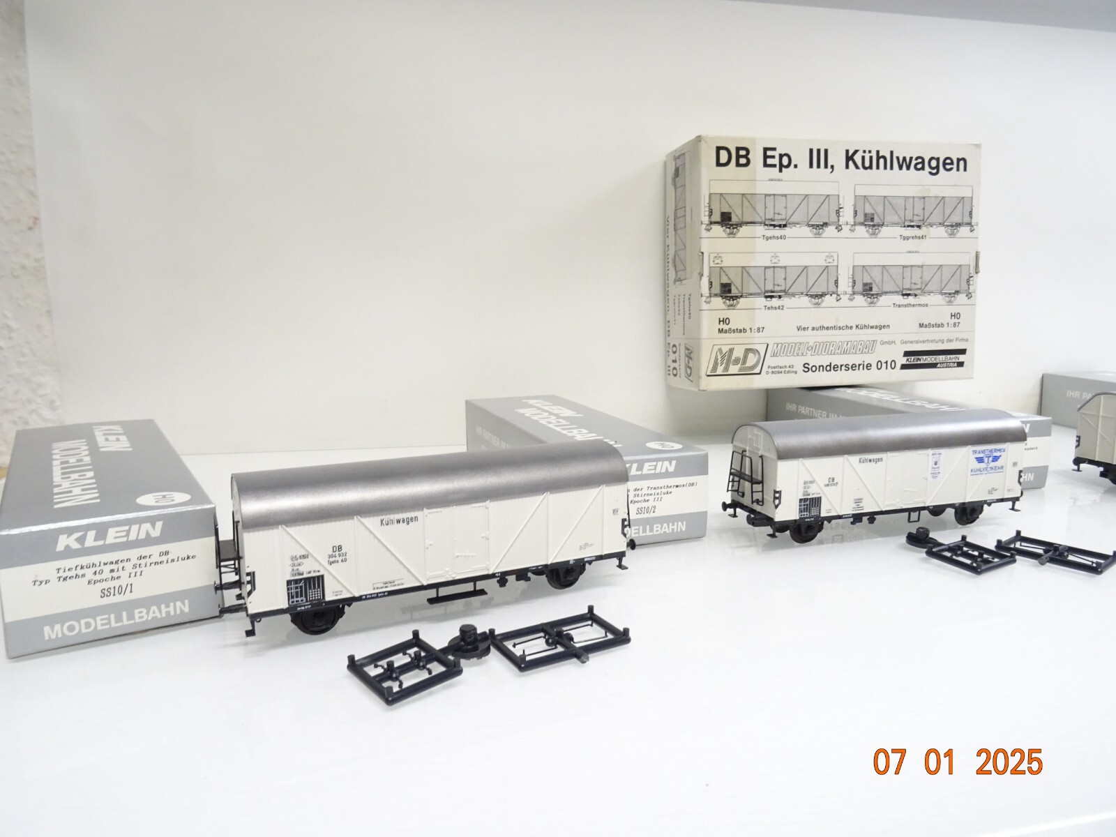 M+D H0 010 Sonderserie Kühlwagen 4 tlg der DB in OVP PR5100