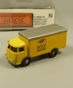 MZZ Modellbahnzubehör Spur N F205b/70 Büssing LU7 500 Jahre Post in OVP EX6338