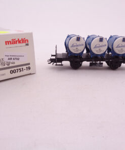 Märklin H0 00751-19 Behältertragwagen Löwenbräu der DB in OVP AR6702