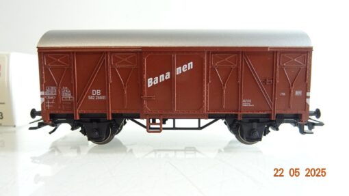 Märklin H0 00755-03 gedeckter Güterwagen Bananen der DB in OVP PR7937 – Bild 3