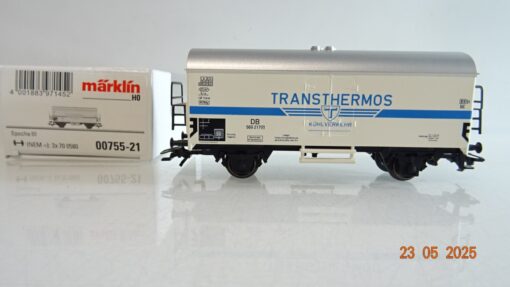 Märklin H0 00755-21 Kühlwagen Transthermos Kühlverkehr der DB in OVP PR7985