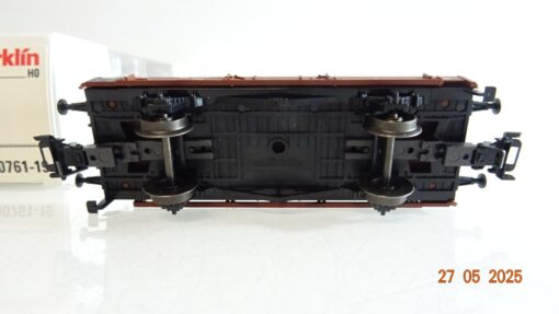 Märklin H0 00761-19 Niederbordwagen ohne Unimog der DB in OVP PR8075 – Bild 5