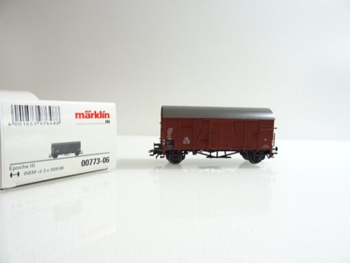 Märklin H0 00773-06 gedeckter Güterwagen der DB in OVP TF456