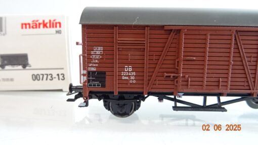 Märklin H0 00773-13 gedeckter Güterwagen der DB in OVP PR8115 – Bild 3