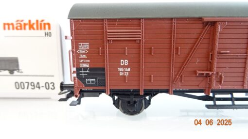 Märklin H0 00794-03 gedeckter Güterwagen der DB in OVP PR8208 – Bild 3