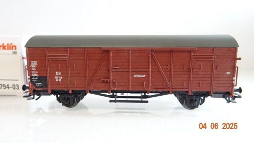 Märklin H0 00794-03 gedeckter Güterwagen der DB in OVP PR8208 – Bild 4