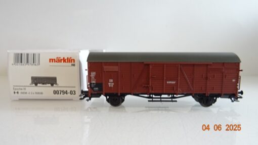 Märklin H0 00794-03 gedeckter Güterwagen der DB in OVP PR8208