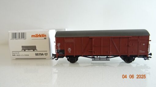 Märklin H0 00794-17 gedeckter Güterwagen der DB in OVP PR8209