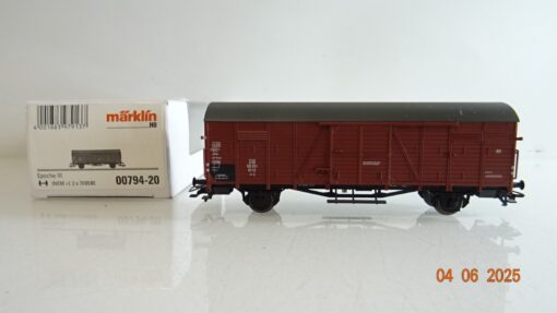 Märklin H0 00794-20 gedeckter Güterwagen der DB in OVP PR8206
