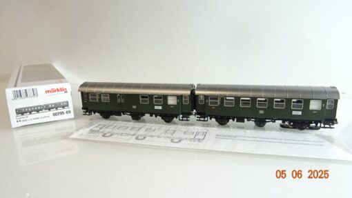 Märklin H0 00795-09 Umbauwagen-Set 2.Kl./Gepäckabt. der DB in OVP PR8294