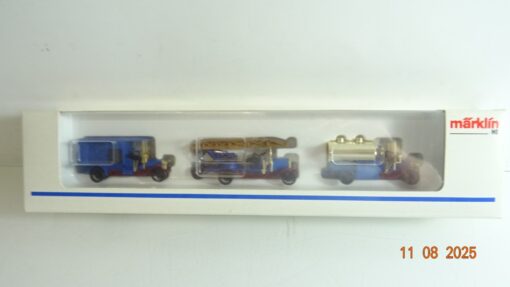 Märklin H0 1886 Oldtimer Set 3 Fahrzeuge der Feuerwehr in OVP RR2662 – Bild 4