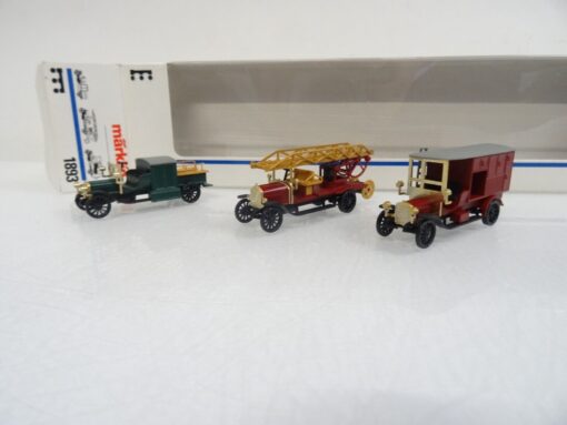 Märklin H0 1893 Set Oldtimer Feuerwehr 3-tlg. in OVP QR8944 – Bild 3