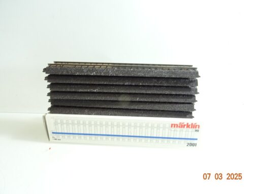 Märklin H0 2001 gerades Gleis 6x 180mm siehe Foto in OVP CK6494