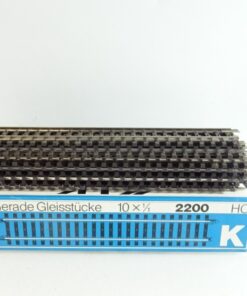 Märklin H0 2200 K Gleis gerade 10 Stück siehe Foto in OVP CK9196