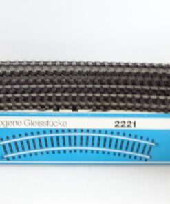 Märklin H0 2221 K gebogenes Gleis 10Stück in OVP siehe Foto CK9198