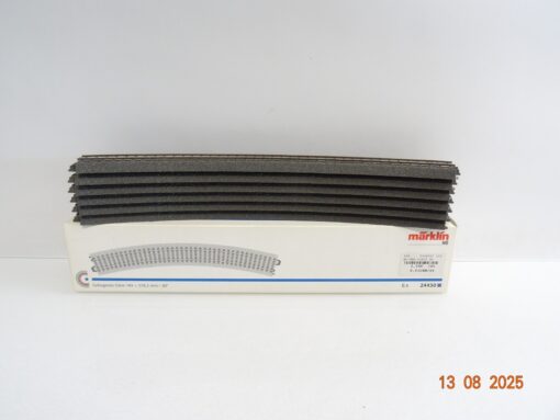 Märklin H0 24430 gebogenes Gleis R4=579,5 mm30° 6 Stück siehe Foto in OVP PK535 – Bild 3