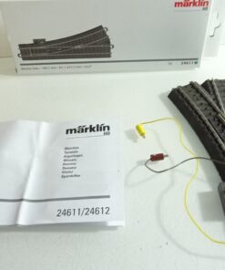 Märklin H0 24611 Weiche links Antrieb u. Decoder siehe Foto in OVP CK7738