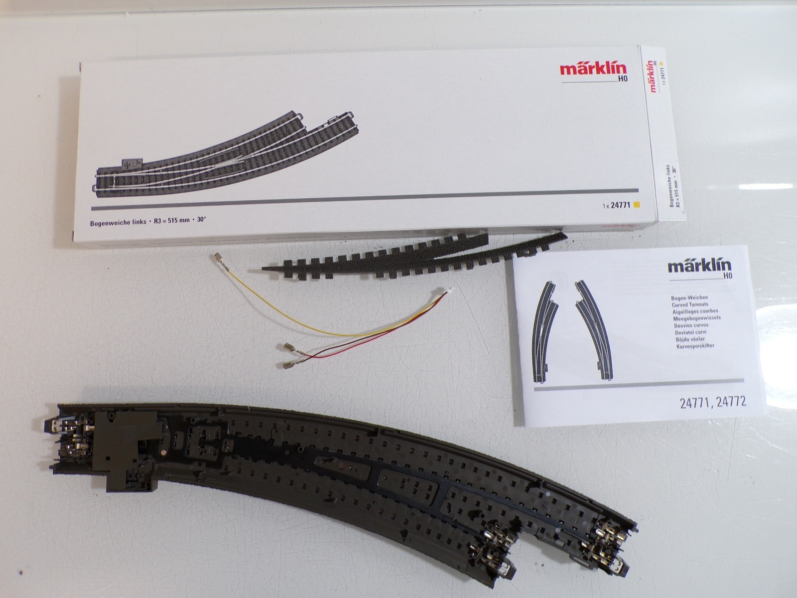 Märklin H0 24771 Bogenweiche links R3 30° siehe Foto in OVP PK2964 – Bild 3