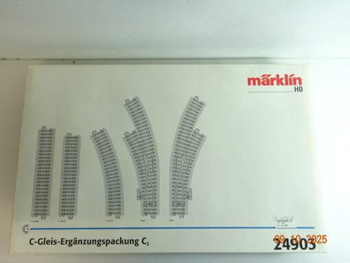 Märklin H0 24903 C-Gleis Ergänzungspackung (C3) siehe Foto in OVP PK1364