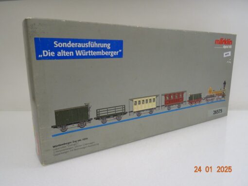 Märklin H0 26575 Württemberger Zug 5tlg. um 1859 Digital in OVP LE8569 – Bild 7