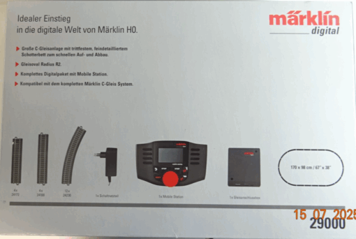Märklin H0 29000 C Gleis Startpackung Digitaler Einstieg MS2 in OVP CK9649 – Bild 4