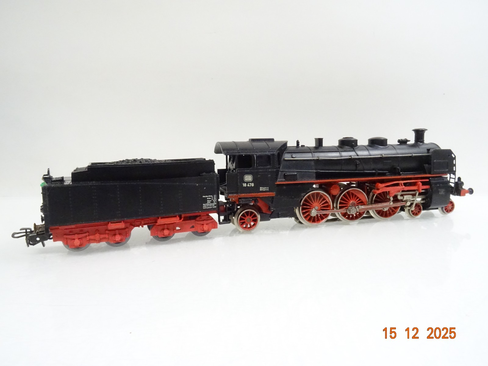 Märklin H0 3091 Dampflok BR 18 478 der DB in OVP JL5114 – Bild 3