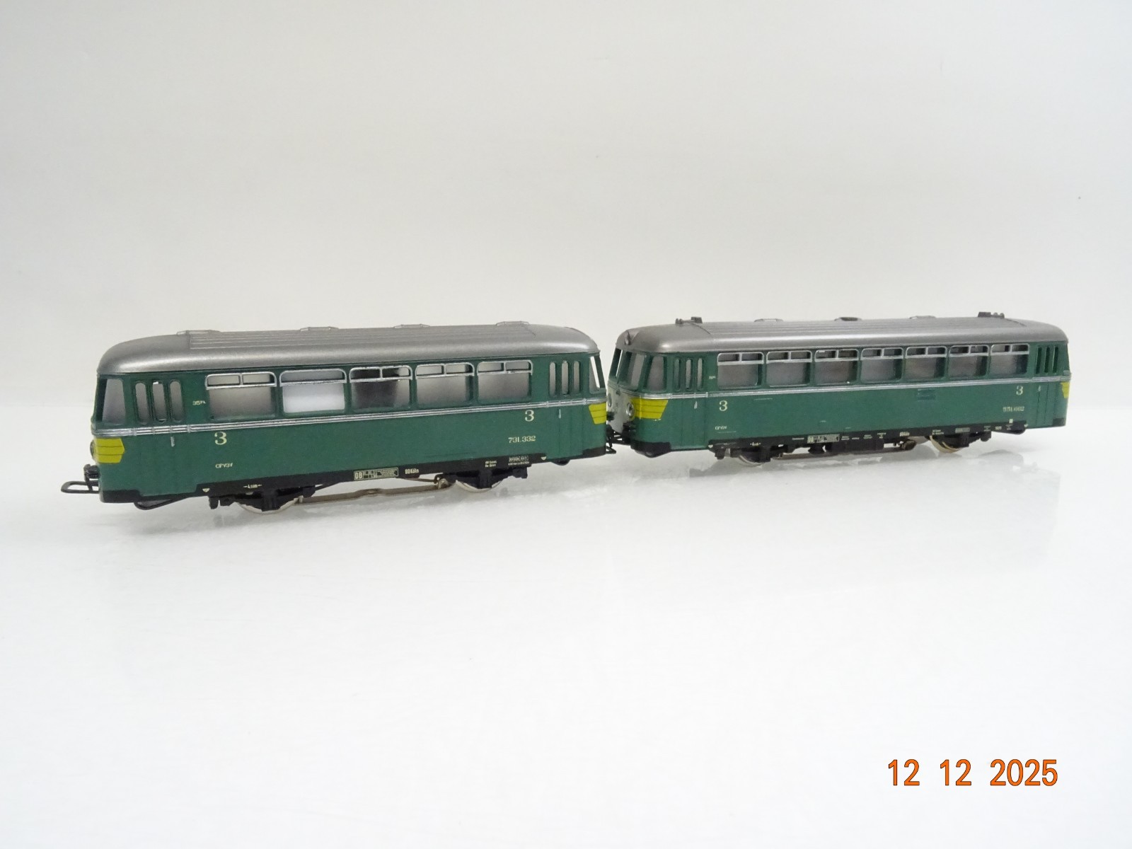 Märklin H0 3135 Belgien Schienenbus mit Beiwagen in OVP JL5053 – Bild 3