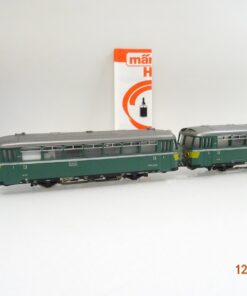 Märklin H0 3135 Belgien Schienenbus mit Beiwagen in OVP JL5053