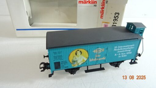 Märklin H0 31953 gedeckter Güterwagen  Weltmarke 4711 in OVP RR2821 – Bild 3