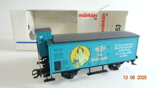 Märklin H0 31953 gedeckter Güterwagen  Weltmarke 4711 in OVP RR2821