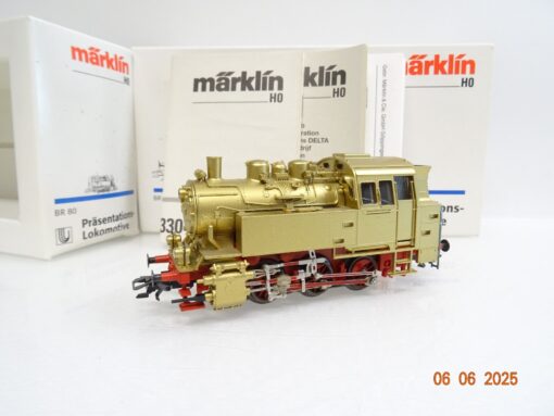 Märklin H0 33049 Präsentations-Dampflok BR 80 Delta Digital in OVP JL963