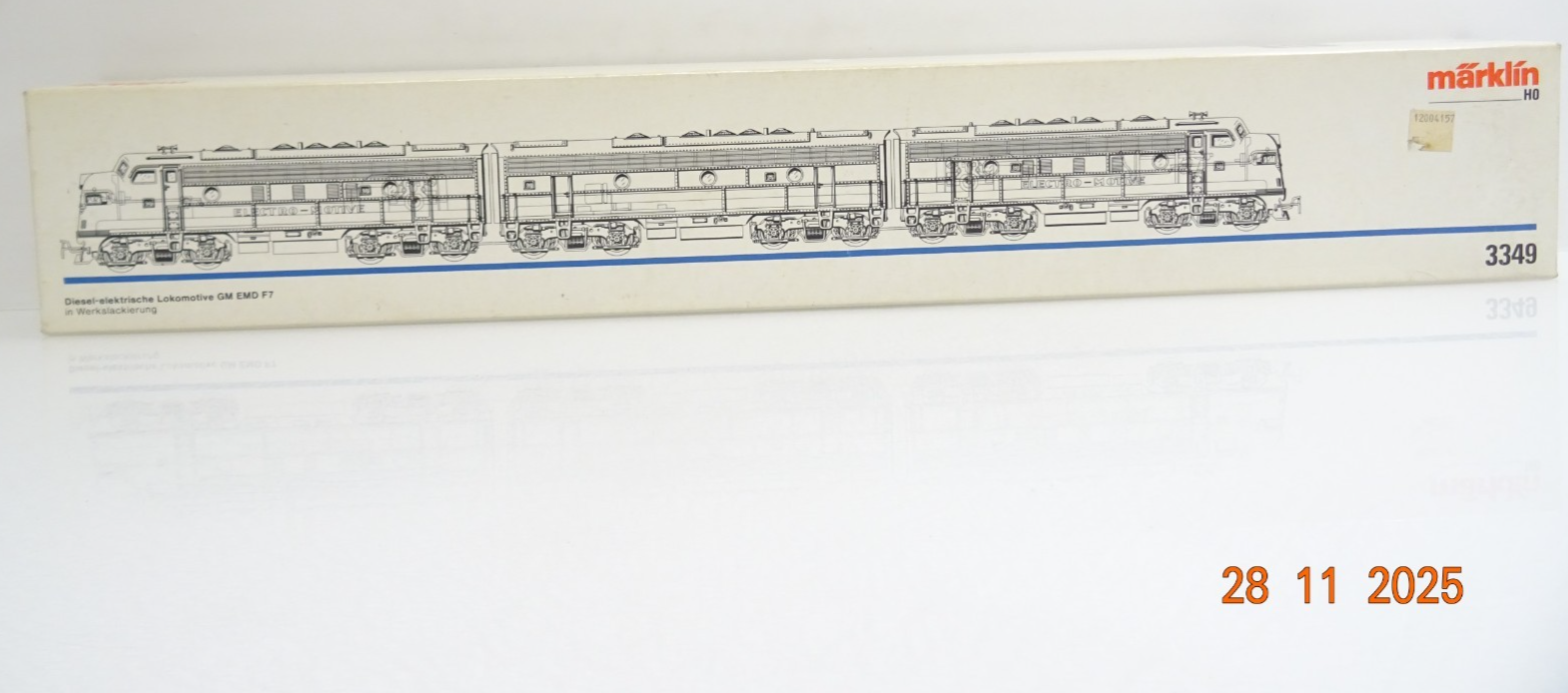 Märklin H0 3349 US Diesellok GM EMD F 7 Werkslackierung in OVP JL4758 – Bild 3