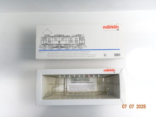 Märklin H0 3351 E-Lok Serrie Ae 3/6  Leerverpackung siehe Foto CK9402 – Bild 3